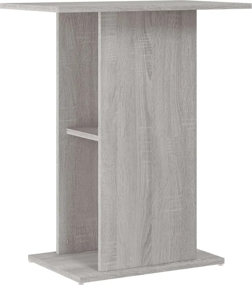 vidaXL szürke sonoma szerelt fa akváriumi állvány 60,5x36x72,5 cm