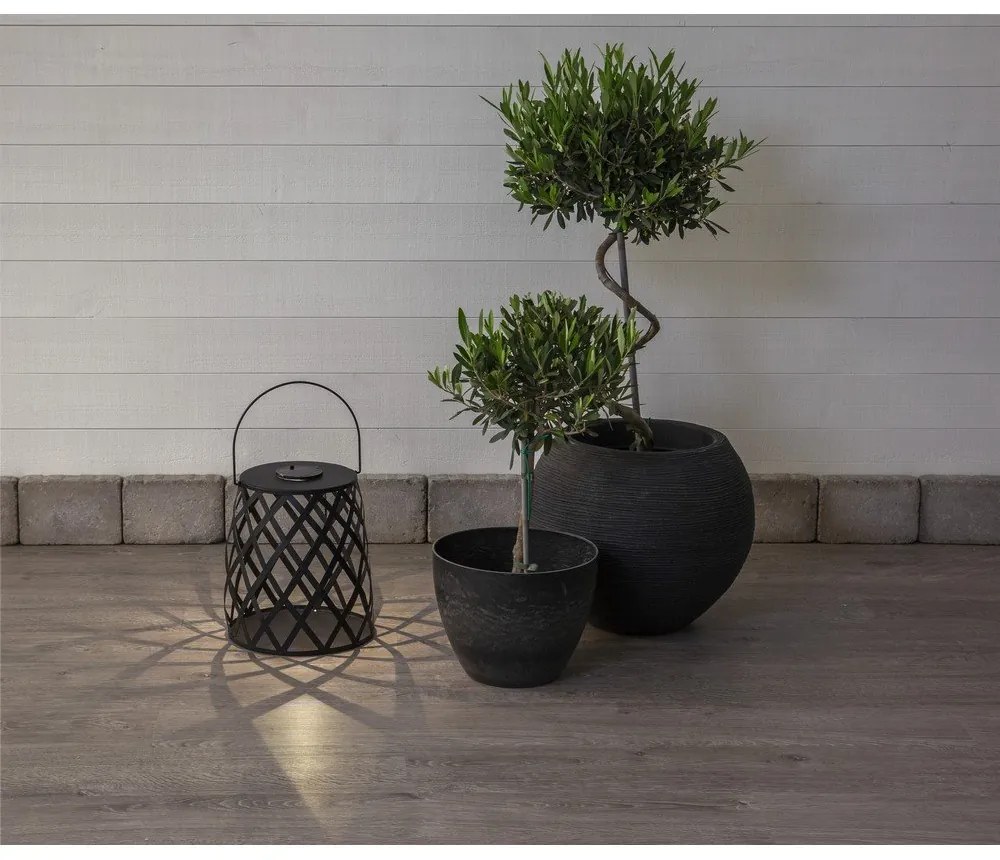 Calabria fekete LED lámpás, magasság 28 cm - Star Trading