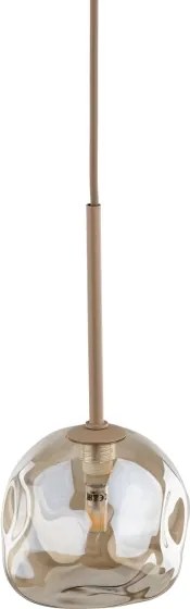 Brilagi - VULCANO kábelen függőlámpa 1xG9/8W/230V Ø 15 cm, bézs/füstös bézs