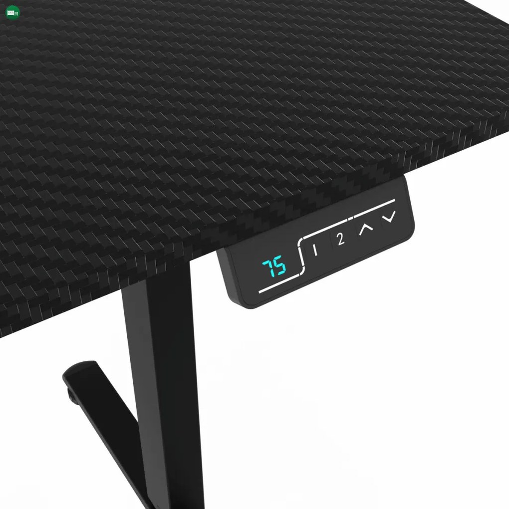 LUMEN RGB LED gamer asztal 160 × 60 cm