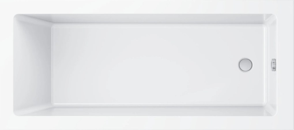 Alacsony Fürdőszobai Téglalap Alakú Kád 160x70 Akril Kések Beépíthető Állvány