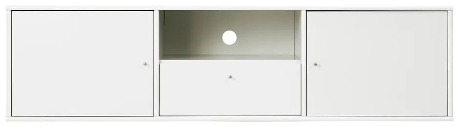 Fehér TV-állvány 161x42 cm Mistral – Hammel Furniture