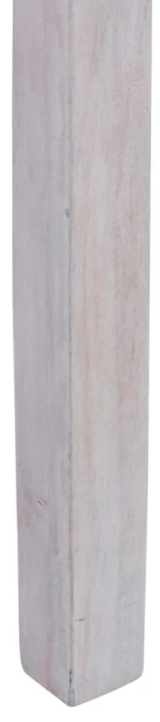 Étkezőszék 2 pcs Fehér Mosás 45 x 54 x 93 cm Tömör Mahagóni Fa