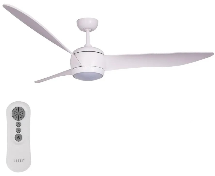 Lucci air 512911 - LED Mennyezeti ventilátor AIRFUSION LED/20W/230V fa/fehér + távirányító