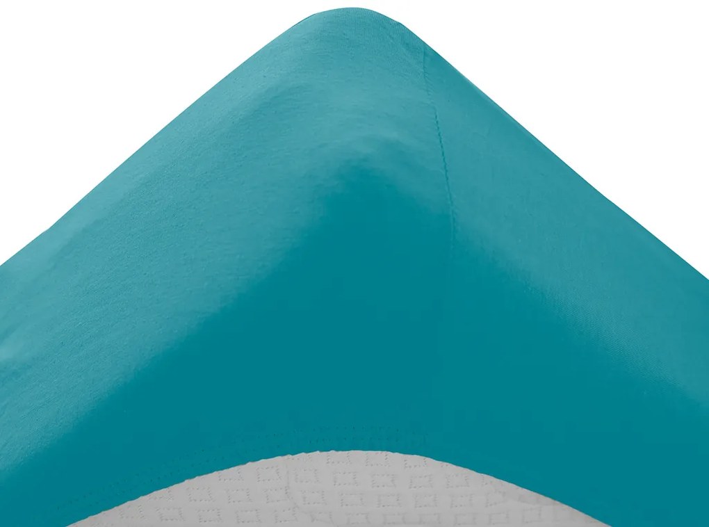 Jersey türkiz lepedő 180x200 cm Grammsúly: Lux (190 g/m2)