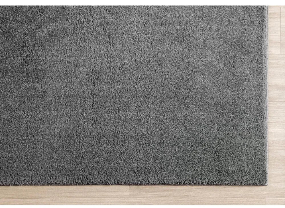 Szürke plüss shaggy szőnyeg, 60x110cm, Star Shaggy