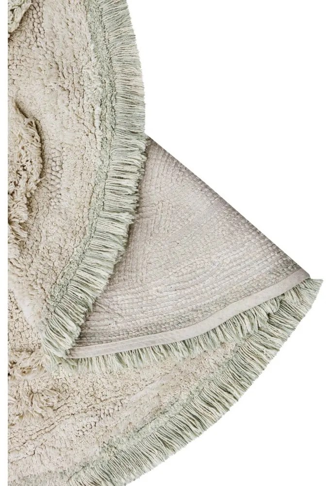 Bézs pamut gyerek játszószőnyeg ø120 cm Island – Lorena Canals