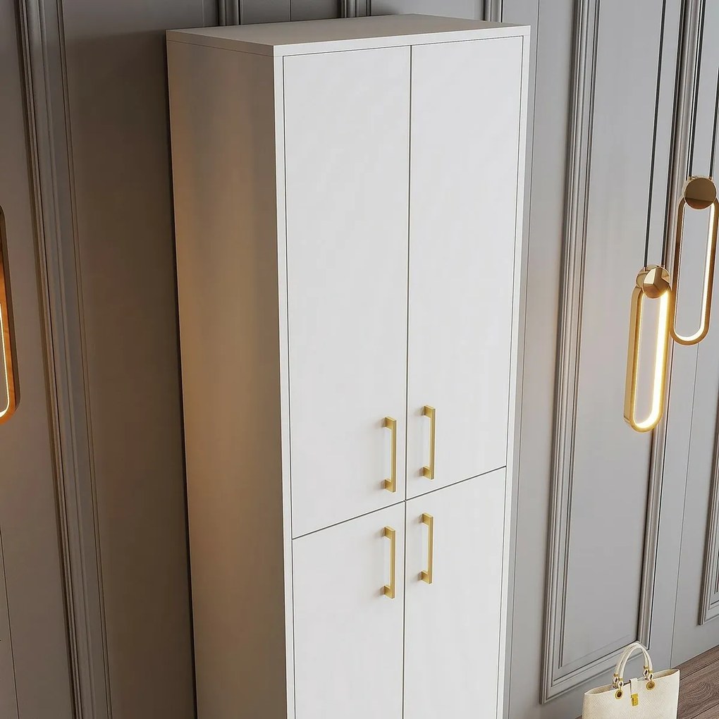 Szekrény Berlin White and Gold