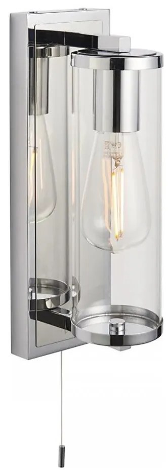 Endon 94074-Fürdőszobai fali lámpa TAYLOR 1xE27/10W/230V IP44 fényezett króm