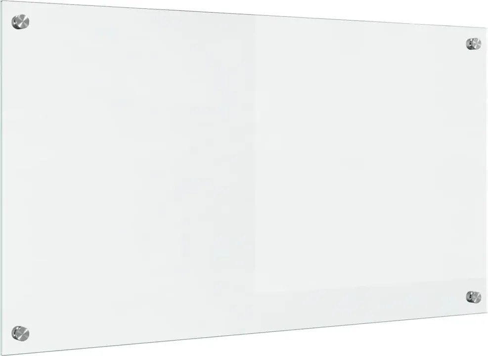 vidaXL Konyhai splashback Átlátszó 90 x 50 cm edzett üveg
