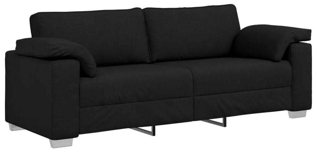 3 fős kanapé Fekete 178 cm Szövet