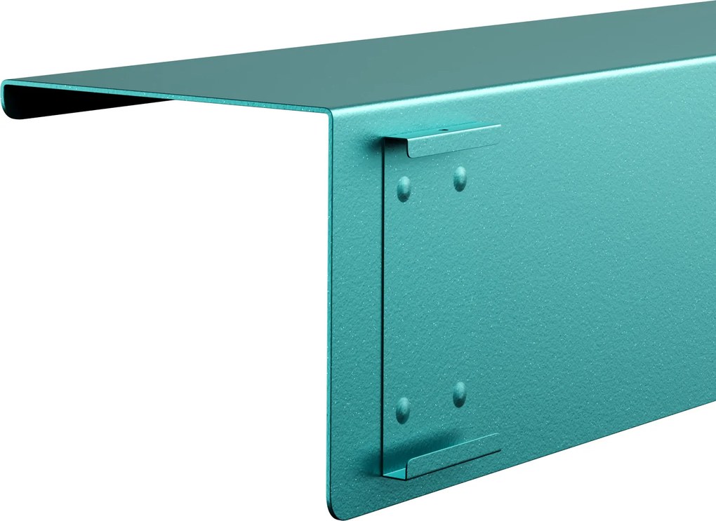 Függeszthető fém polc, tengerkék, 700 mm: JOANNE Modern