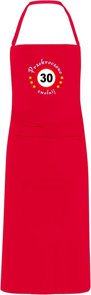 Konyhai kötény hímzéssel ajándék 30. születésnapra Hímzés 30db
