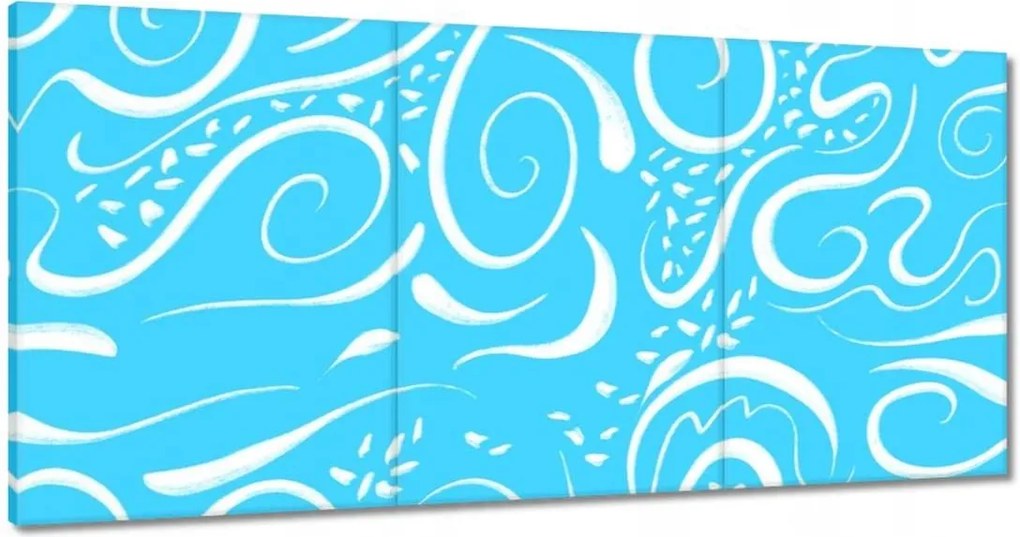 Vászonkép 180x90 Kék foltok