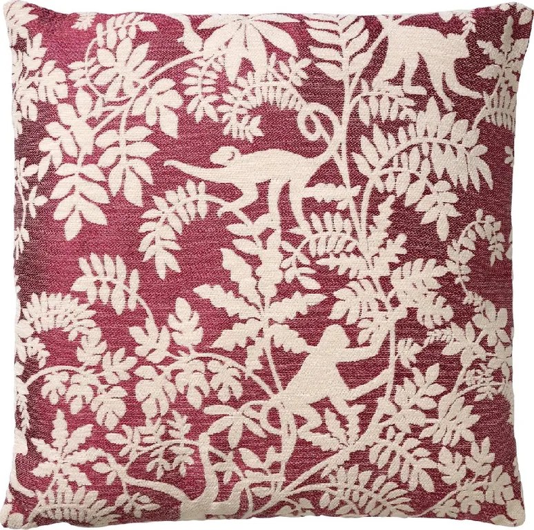 Dekoratív párnahuzat ABU MERLOT 45x45 cm, borvörös