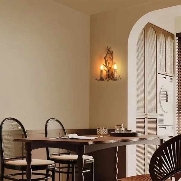 Brilagi - Fali lámpatest DEER 2xE14/10W/230V agancs