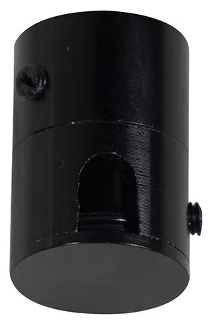 Lógólámpa 3 fekete és arany pamut búrával - Cava