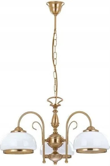 Paris Arany csillár, három lámpa világítás klasszikus glamour nappali