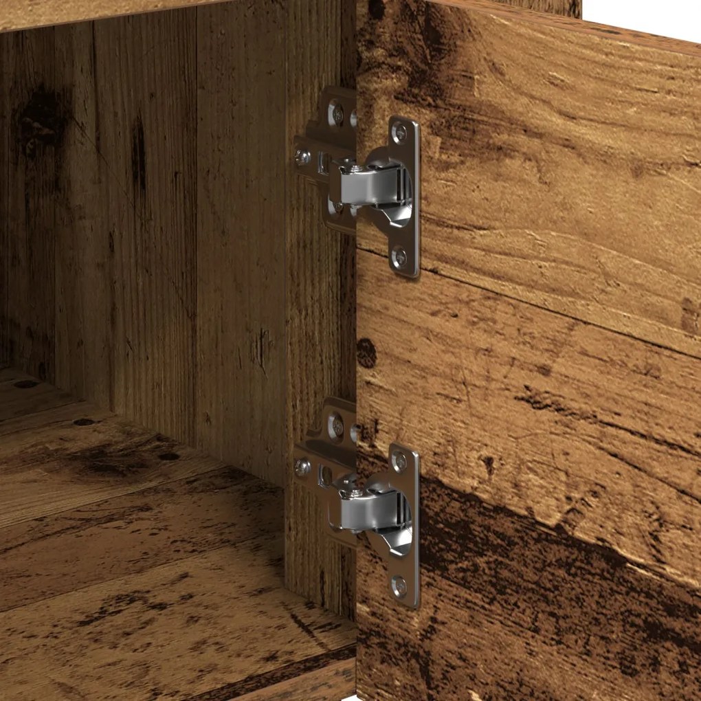 vidaXL Konyhai kocsi Régi fa 60 x 45 x 80 cm Faanyag