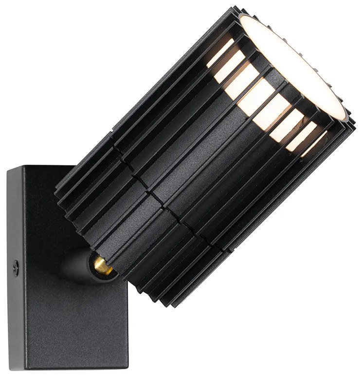 Design kültéri mennyezeti reflektor fekete IP44 - Boris