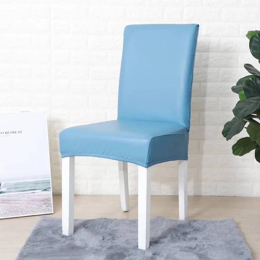 SzékHuzat Étkezőszékre (vízálló műbőr, égszínkék)