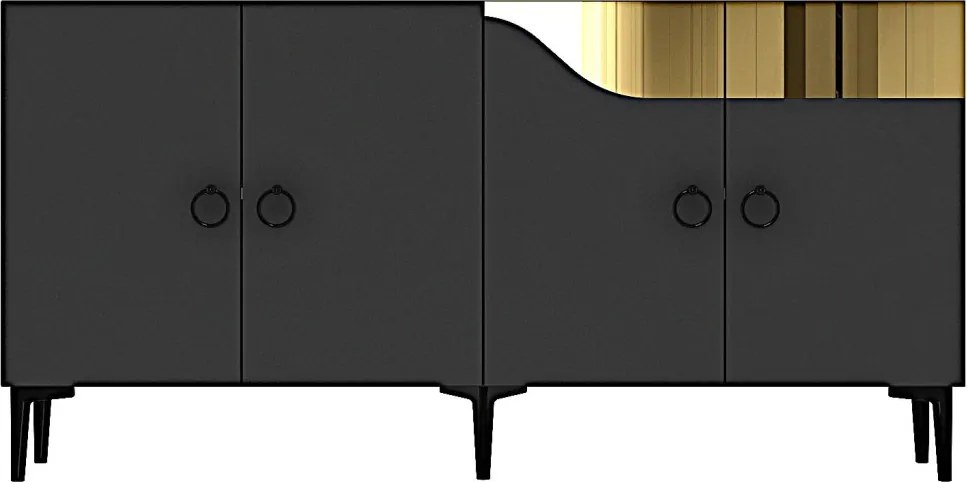 Gama 150 - Anthracite, Gold