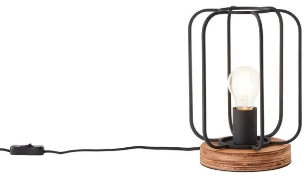 Brilliant - Asztali lámpa TOSH 1xE27/40W/230V nyárfa