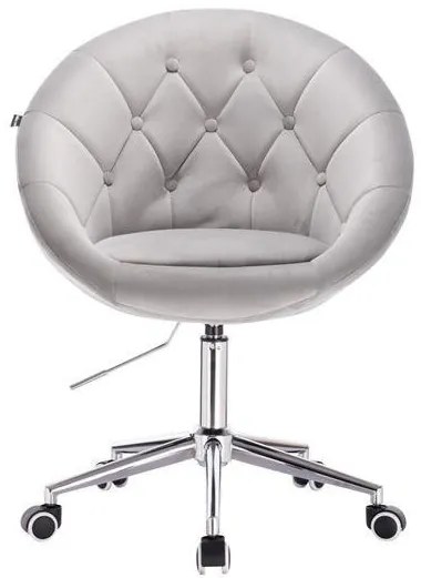 HR8516K Acél modern velúr szék
