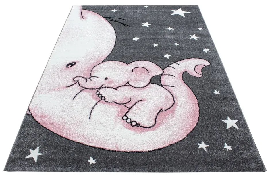 Rózsaszín-szürke gyerek szőnyeg 120x170 cm Kids – Ayyildiz Carpets
