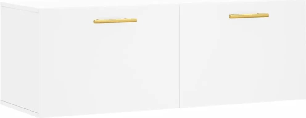 vidaXL fehér szerelt fa faliszekrény 100 x 36,5 x 35 cm