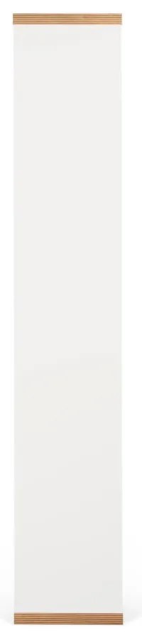 Fehér-natúr színű könyvespolc 70x198 cm Berlin – TemaHome