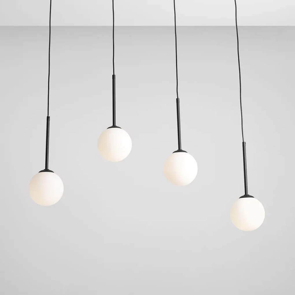 ALDEX 1087L1 BOSSO Modern Led Függesztett Lámpa Fekete E14 IP20
