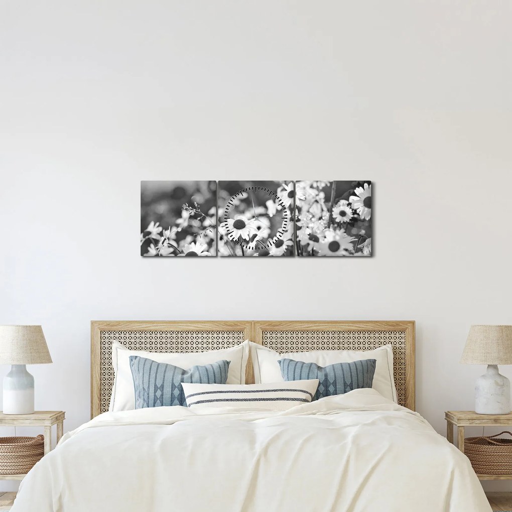 Kép - Százszorszépek (órával) (90x30 cm)