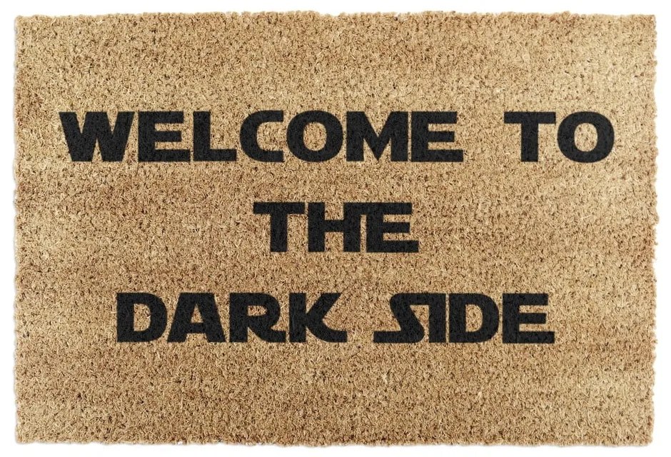 Kókuszrost lábtörlő 40x60 cm Welcome to the Darkside – Artsy Doormats