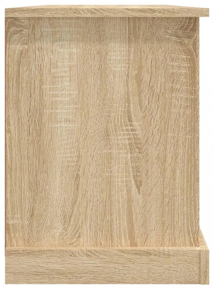 sonoma tölgyszínű szerelt fa TV-szekrény 99,5x35,5x48 cm
