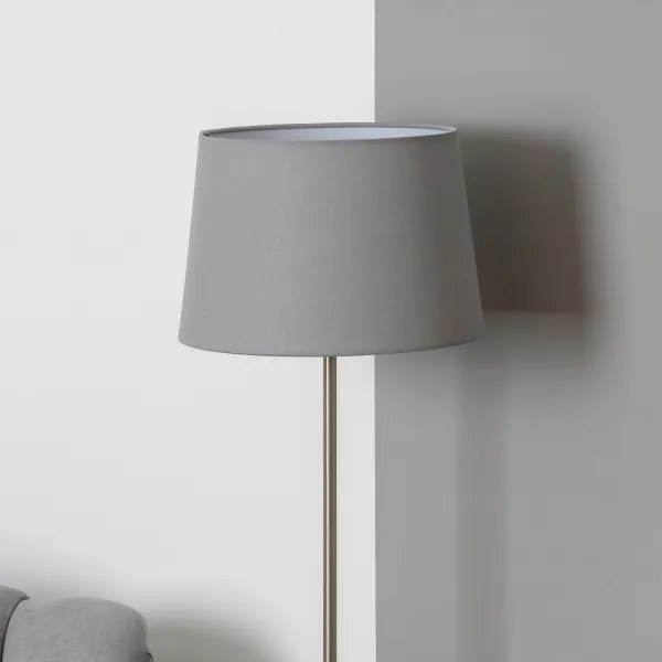 Brilagi - LED állólámpa CERIA 1xE27/40W/230V Ø 30 cm szürke/matt króm