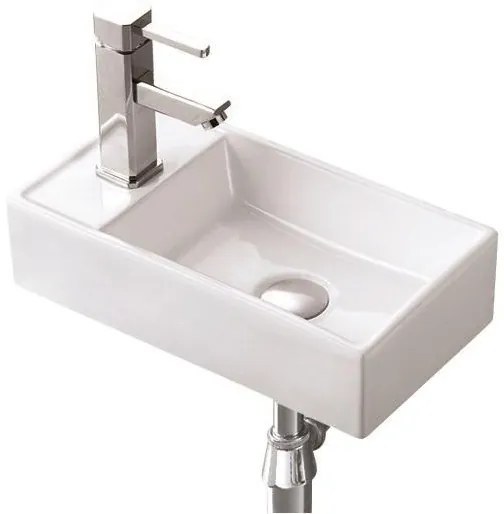 AREZZO design AUSTIN 40x22 bal oldali mini kézmosó AR-340A