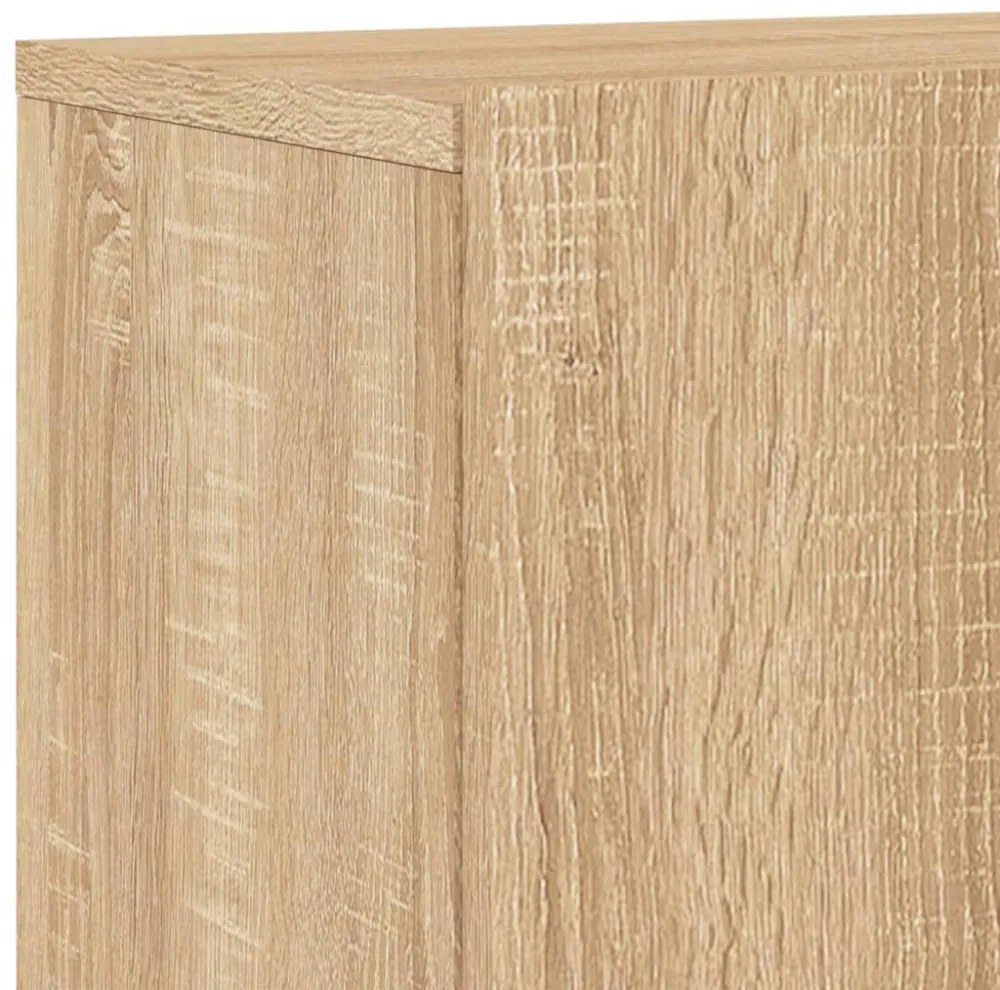 2 db sonoma tölgy színű fali TV-szekrény 60 x 30 x 41 cm