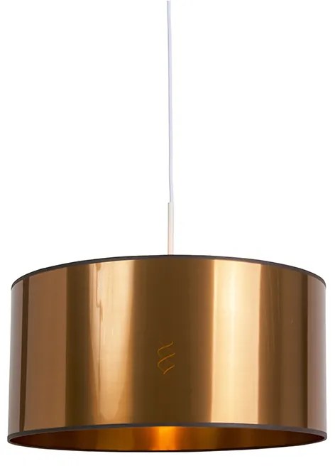 Design lógólámpa fehér réz árnyékolóval 50 cm - Combi 1