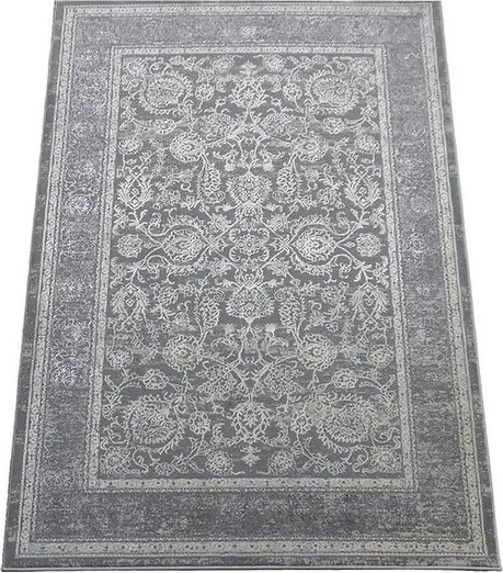 Szőnyeg 240x330 Klasszikus Nappali Szürke Kétszintes Szuper Minőség Divatos