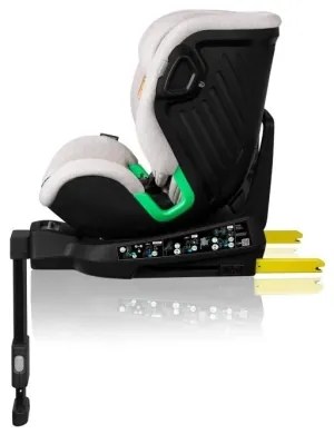 Lionelo HARMONY i-Size 40-150 cm forgatható autósülés alapzattal, bézs