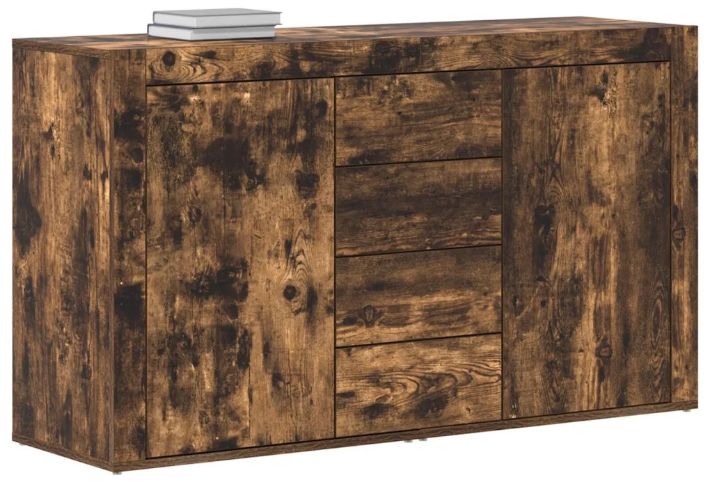 Széfdoboz Füstölt tölgy Szerelt fa 120 x 36 x 69 cm Széfdoboz