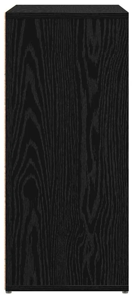 Magasfiú 2 pcs Musta tammi 60 x 31 x 70 cm Faanyag