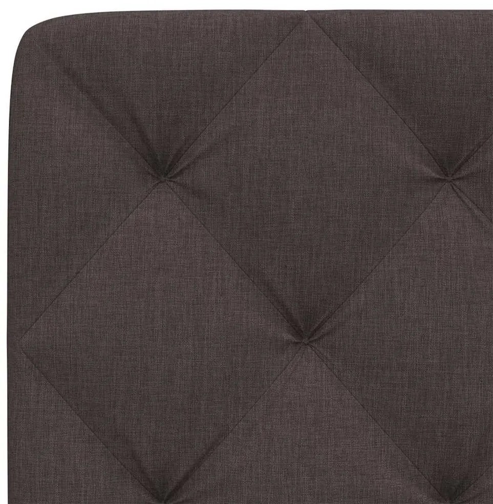 sötétbarna szövet fejtámla párna 180 cm