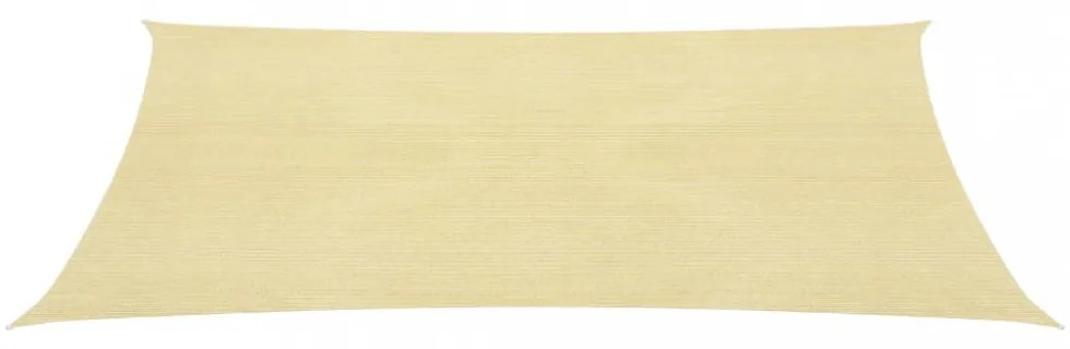 bézs HDPE napvitorla 160 g/m² 4 x 5 m