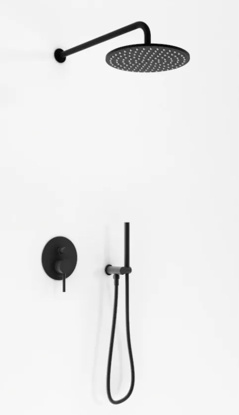 Falsík alatti zuhanyszett Kohlman Axel Black QW210ABR30