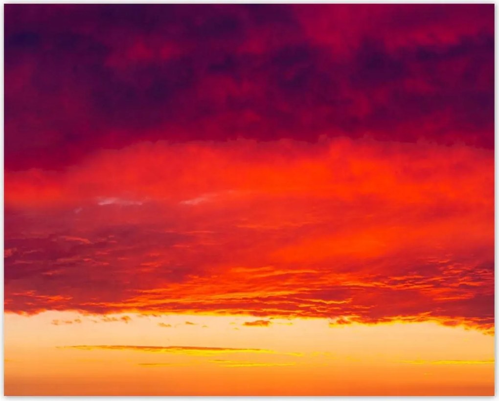 Poszterek 50x40 Naplemente Felhők