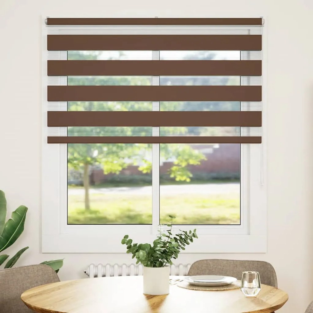 zebrafüggönnyel barna szövetszélesség 130,9 cm poliészter