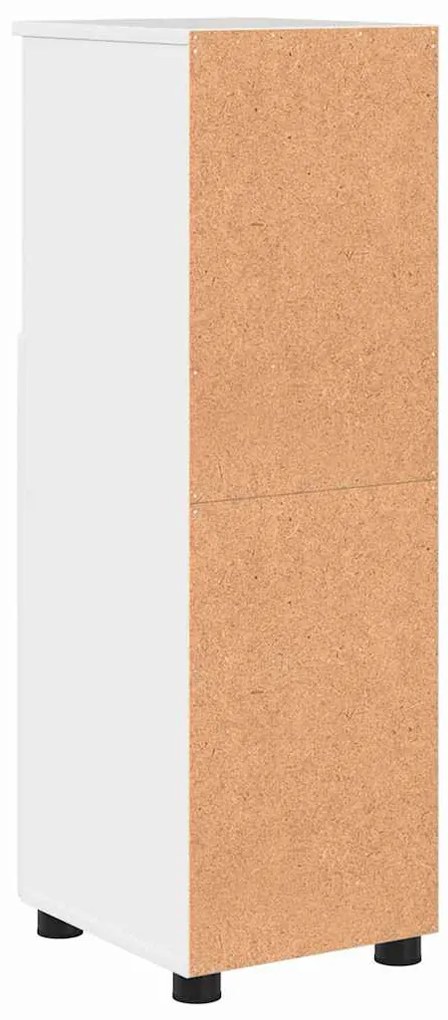 Fürdőszoba Székény Magasfényű fehér 30 x 35 x 95 cm Faanyag