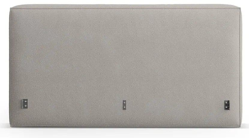 Világosszürke kárpitozott ágytámla 229x100 cm Olivia – Micadoni